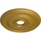 Ekena Millwork Bradford Ceiling Medallion (Canopies up to 4 3/8"), 18 1/8"OD x 3 3/4"ID x 1 1/8"P, Pharaohs Gold CM18BRPGS - alternate 3